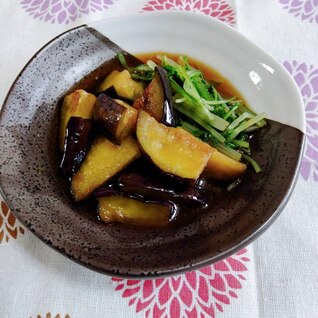 茄子と水菜の煮浸し